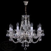 Хрустальная люстра ArtGlass ANJA VIII. nickel CE (Аня 8)