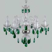 Хрустальная люстра DBK Glass 0720/6 NK Green