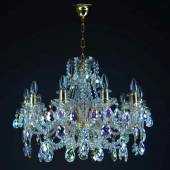 Хрустальная люстра Wranovsky Imperial 10 Blue Gold