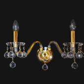 Хрустальное бра Wranovsky Colus 2 Alpha Gold