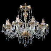 Хрустальная люстра Lucky Glass CH-08 Crystal-gilded