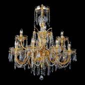 Хрустальная люстра Lucky Glass CH-12 Crystal-gold