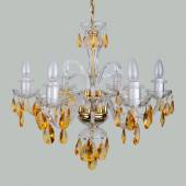 Хрустальная люстра DBK Glass 0720/6 S Ambra