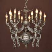 Бронзовая люстра Pars Luster 2401/15 AB