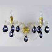 Хрустальное бра Wranovsky Ocean2 Alpha Gold Blue