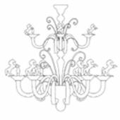 Люстра Arte di Murano 7996/6+3