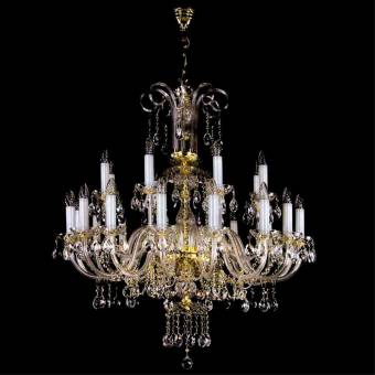 Большая люстра Art Glass ROMA XXIV CE