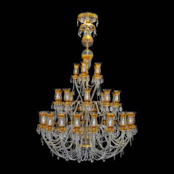 Хрустальная люстра Wranovsky Royal Tulips 35 Gold