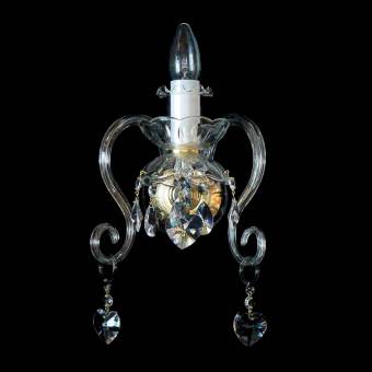 Хрустальное бра DBK Glass N 0190/1 S