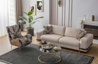 Комплект мягкой мебели Belluno Rio 3+3+1