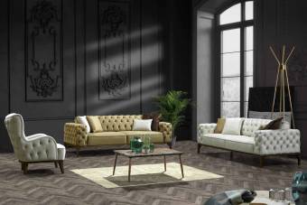 Комплект мягкой мебели Belluno Chester 3+3+1+1
