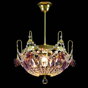 Потолочный светильник Wranovsky Marseille 1 Gold Purple