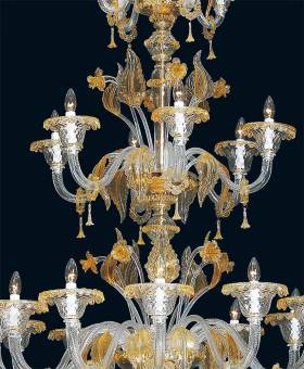 Подвесная люстра Arte di Murano 7961/32 Crystal Gold