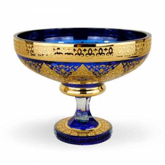 Хрустальная фруктовница Castello di Cristallo Torino TFB4157BO