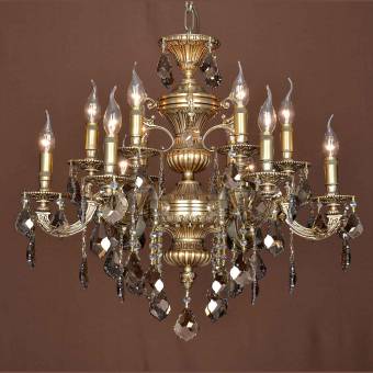 Бронзовая люстра Pars Luster 2610/12