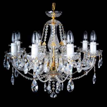 Хрустальная люстра DBK Glass 1010/8 Swarovski