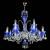 Хрустальная люстра Wranovsky De Luxe 12 Silver Blue Хрустальная люстра Wranovsky De Luxe 12 Silver Blue
