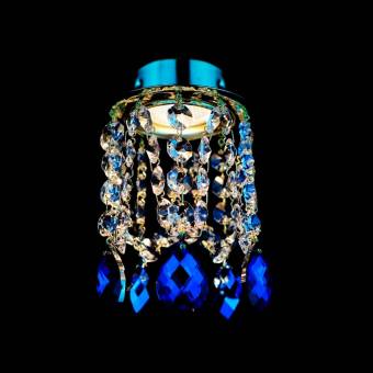 Хрустальный спот Wranovsky Spot 1 Gold Blue