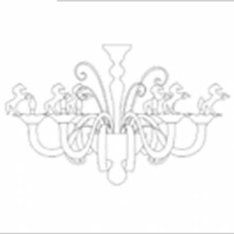 Люстра Arte di Murano 7996/5