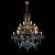 Хрустальная люстра Wranovsky Grandiose 18 Silver Black