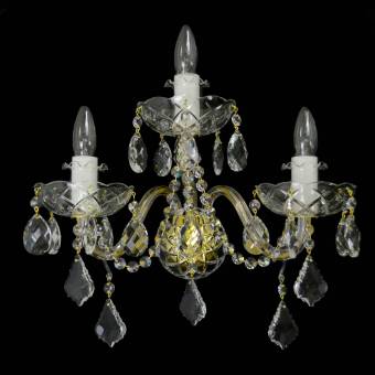 Хрустальное бра Wranovsky Princesse 3 Gold