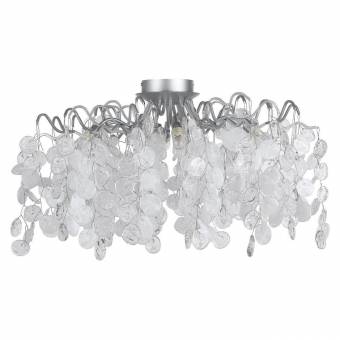 Потолочная люстра Crystal Lux Tenerife PL8 Silver
