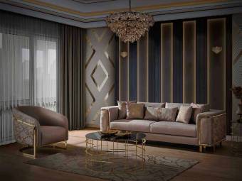 Комплект мягкой мебели Belluno Luxori Plus 3+1