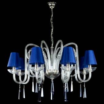 Хрустальная люстра Wranovsky Aranea 8 Silver LS Blue