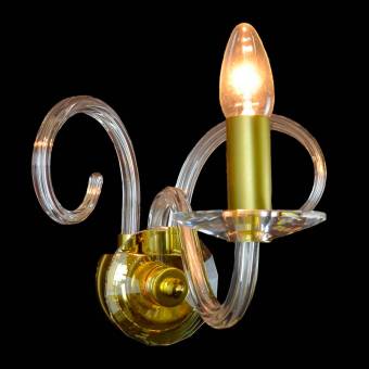 Хрустальное бра Wranovsky Manoir 1 Gold