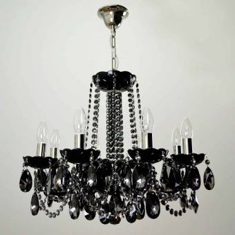 Хрустальная люстра Wranovsky Maniera 8 Silver Black