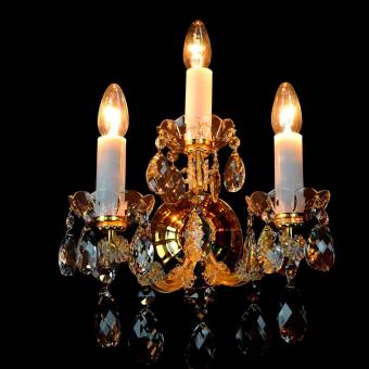 Хрустальное бра Wranovsky Maria Theresa 3 Gold