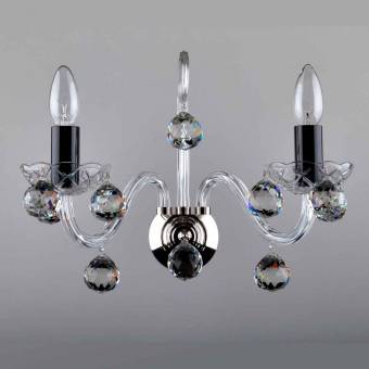 Хрустальное бра DBK Glass N 0470/2 RNK Black