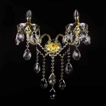 Хрустальное бра Wranovsky Raindrop 2 Gold