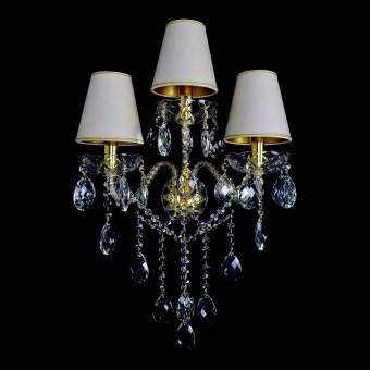 Хрустальное бра Wranovsky Raindrop 3 Gold LS
