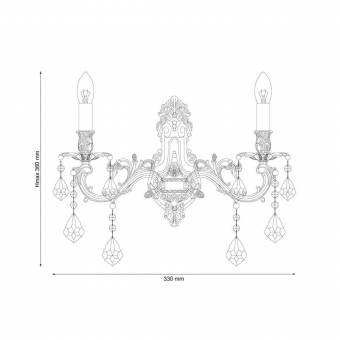 Бра Lucia Tucci Barletta W122.2 Antique 