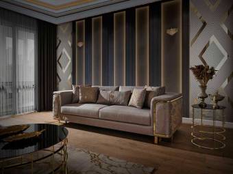 Комплект мягкой мебели Belluno Luxori Plus 3+1+1