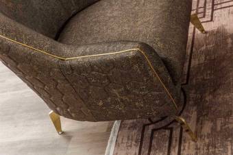 Комплект мягкой мебели Belluno Royal Istanbul 3+1 (коричневый)