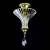 Подвесной светильник Wranovsky Crystal Drop 3 Gold