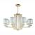 Люстра Crystal Lux NICOLAS SP-PL8 GOLD/WHITE
