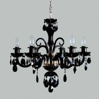 Хрустальная люстра DBK Glass 0720/6 NK Black complete