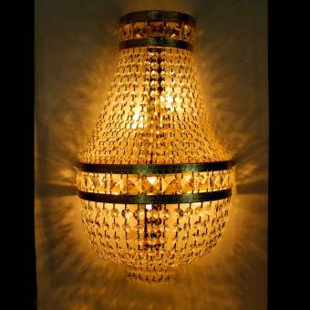 Хрустальное бра Wranovsky Stockholm Hot Air Balloon 5 Gold