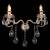 Хрустальное бра Wranovsky Daisy 2 Silver Хрустальное бра Wranovsky Daisy 2 Silver