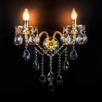 Хрустальное бра Wranovsky Raindrop 2 Gold