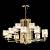 Люстра Crystal Lux NICOLAS SP-PL10+5 GOLD/WHITE