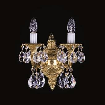 Бра Art Glass SARKA II. brass antique 8008 WL CE