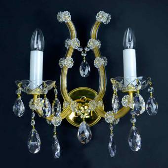 Хрустальное бра Wranovsky Maria Theresa 2 Gold