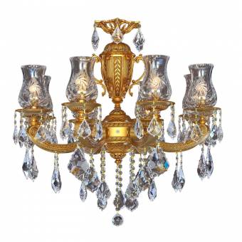 Бронзовая люстра Pars Luster 5104/8