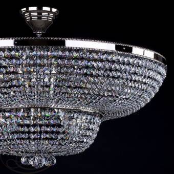 Люстра ArtGlass GERTA dia. 800 nickel CE