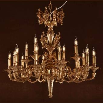 Бронзовая люстра Pars Luster 4301/16 Gold