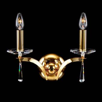 Бра Lucky Glass W-02 Coated brass-A